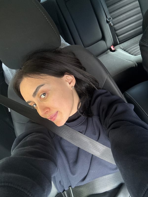 Person observed in backseat of vehicle in Tbilisi