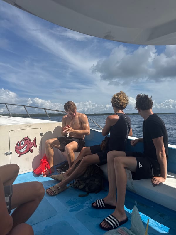 Early morning boat activity observed off Nusa Penida coast