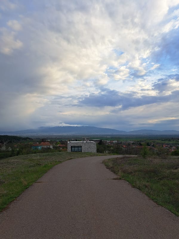 Spring landscape documentation recorded in rural Lokorsko, Bulgaria