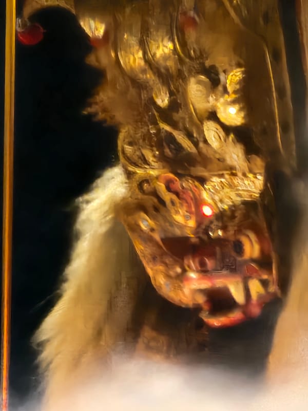 Traditional Balinese Barong dance performance held in Denpasar