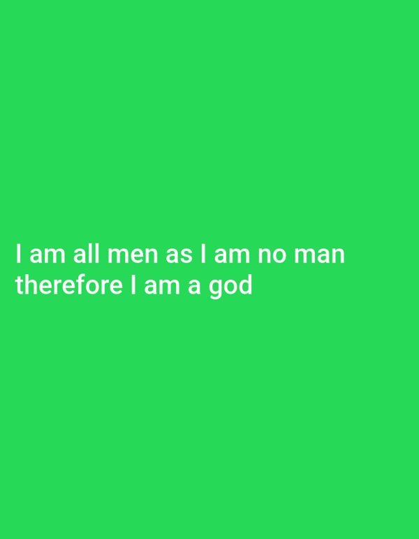 Colorful text posts with philosophy and pop culture from Lagos