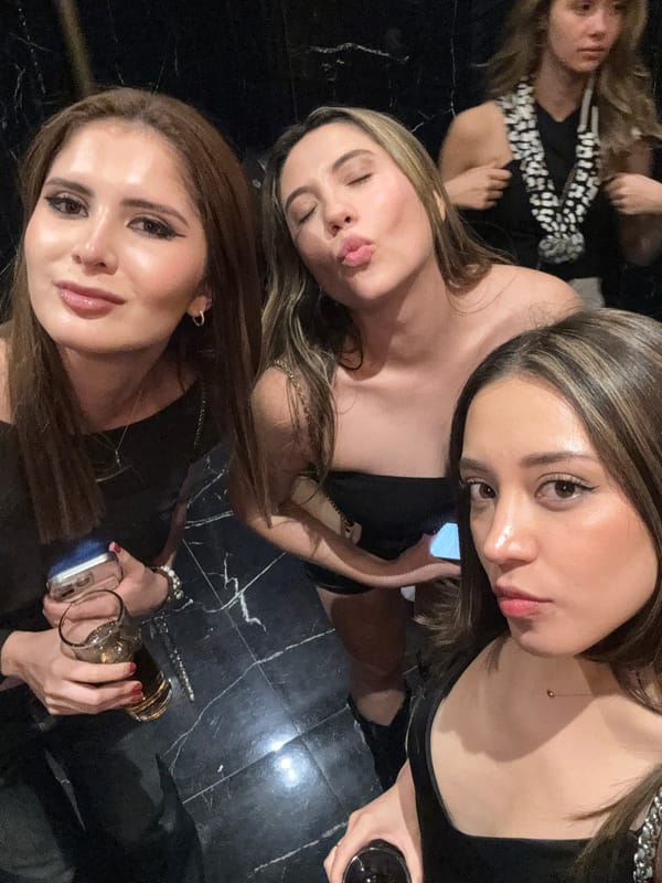 Early morning social gathering captured at Mexico nightclub