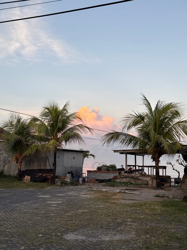 Evening scenes documented around Kuta's traditional gates and streets