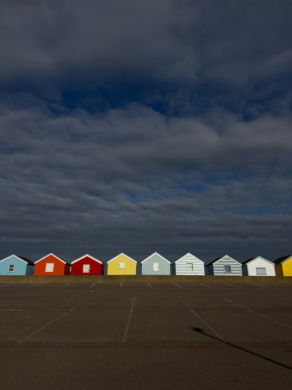 Coastal scenes documented in East Suffolk pier and beach area