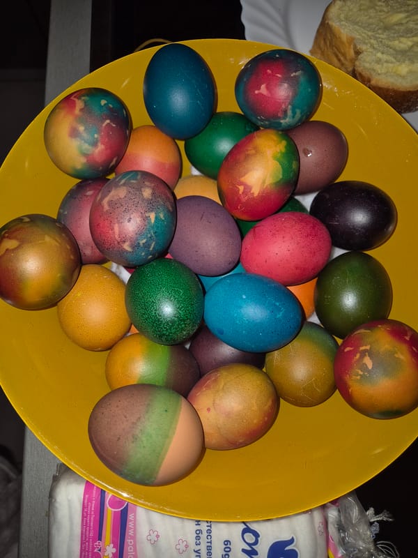 Easter egg dyeing tradition documented in Pavlikeni, Bulgaria