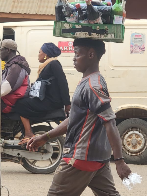 Daily life documented in Maiburiji, Nigeria street scenes