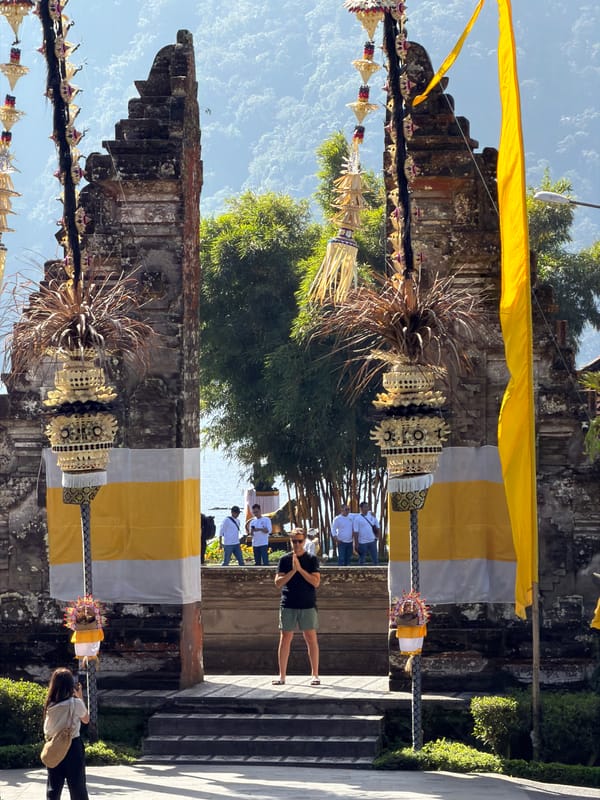 Inside a Balinese temple complex in Baturiti