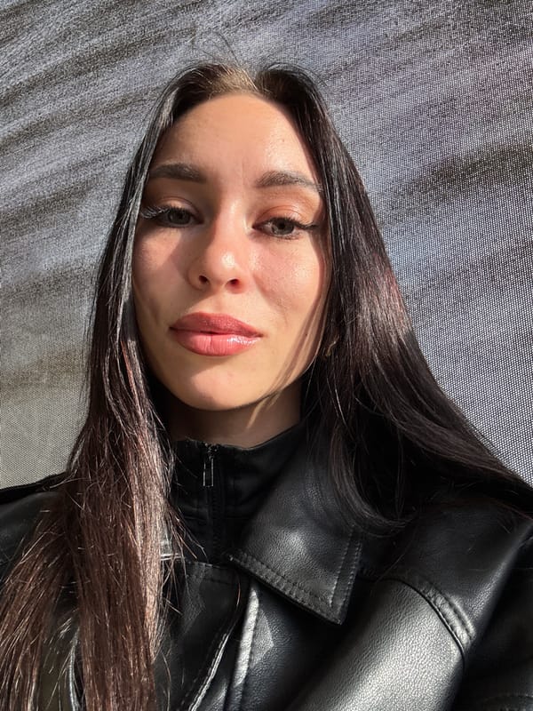 Woman photographed in close-up portrait in Chaikovsky, Russia