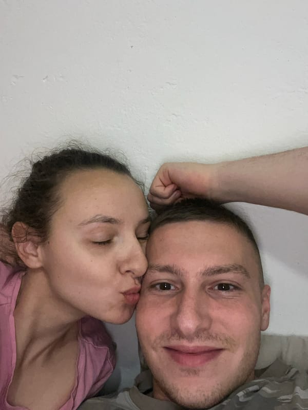 Couple Takes Indoor Selfies in Saarbrücken
