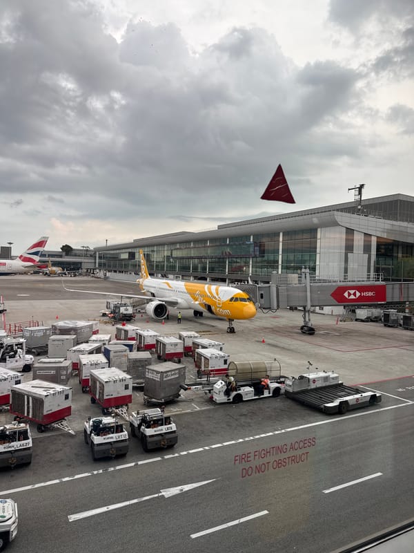 Passengers gather at Changi Airport gates for Scoot flight