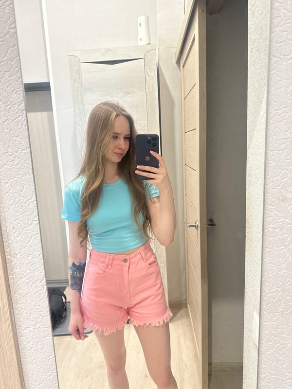 A few hours of outfit selfies and close-up self-portraits