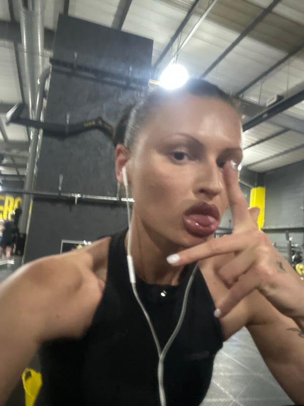 Fitness enthusiast documented during gym session in Kent