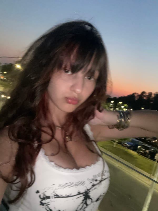 Sunset selfies and sky shots from a Paphos parking lot