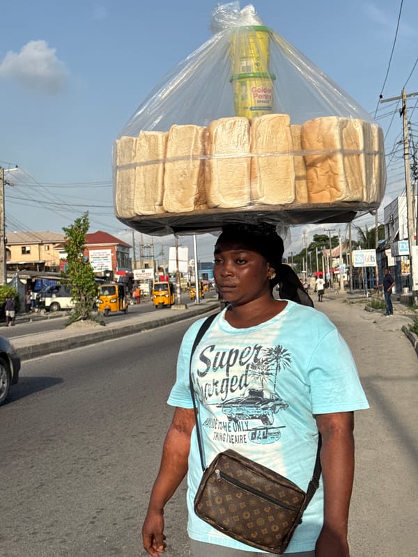 Morning street life documented in Ado, Nigeria