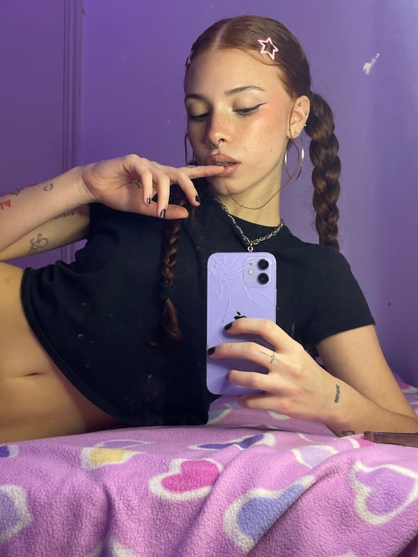 Young woman poses for photo in Buenos Aires