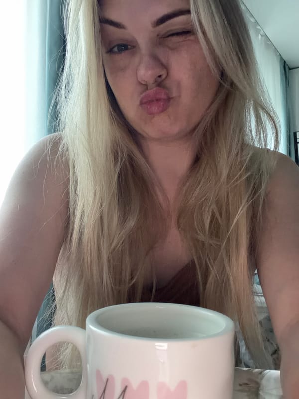Morning coffee moment captured alongside crane truck in Votkinsk