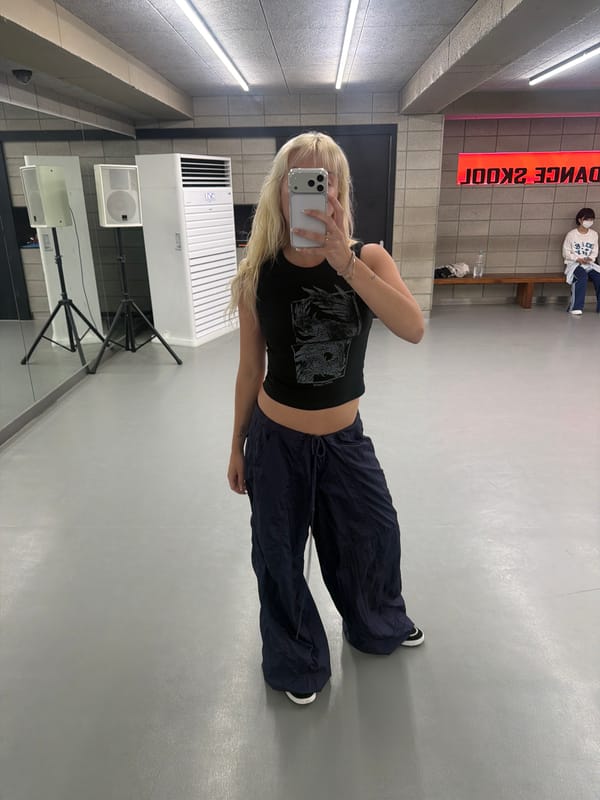 Dance practice session captured at Seoul studio Monday morning