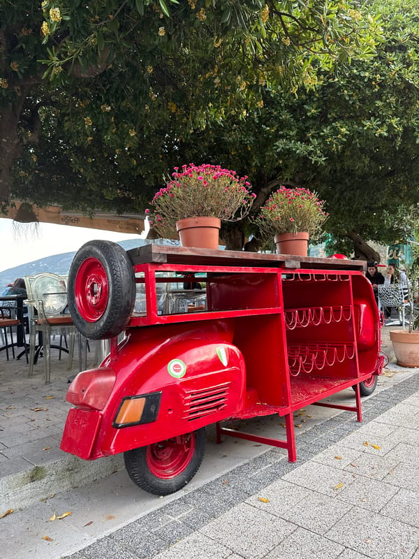 Casual street scenes documented in Igalo, Montenegro coastal town