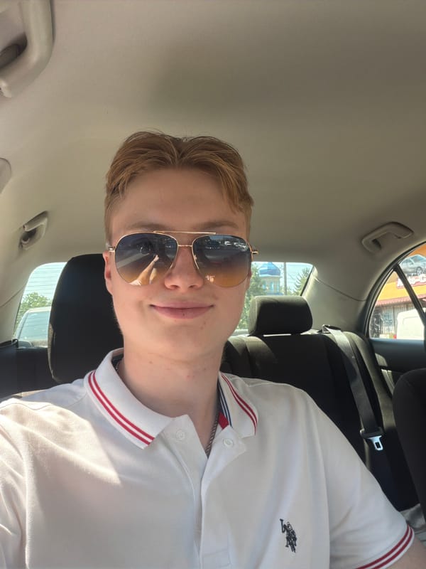 Series of in-car selfies near Polonne, Ukraine