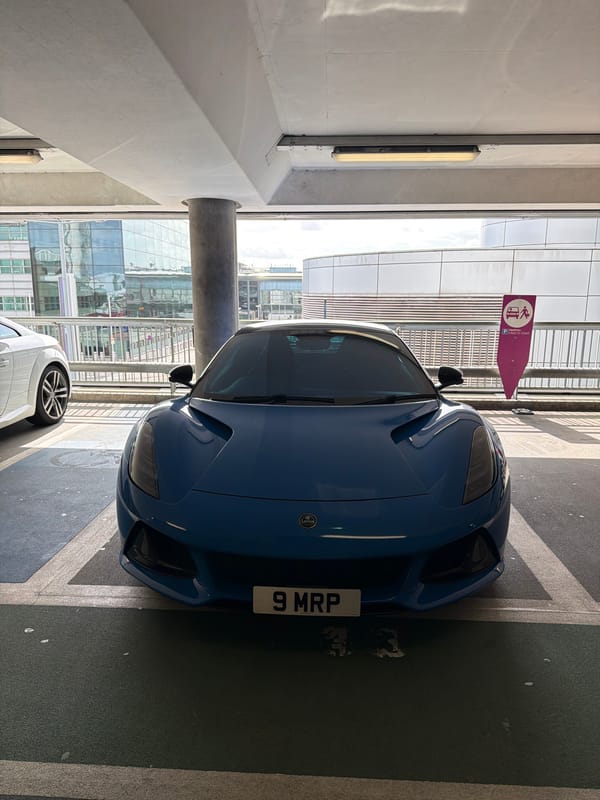 Luxury sports cars spotted in London parking garage