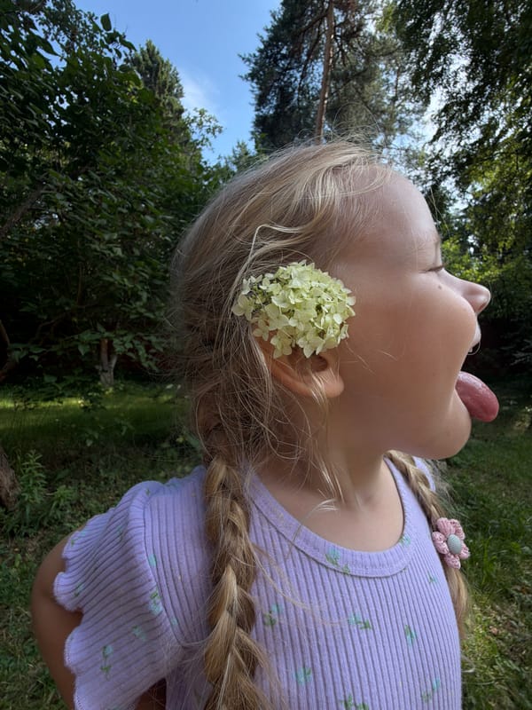 Lazy summer afternoon in a Russian garden, flowers and all.