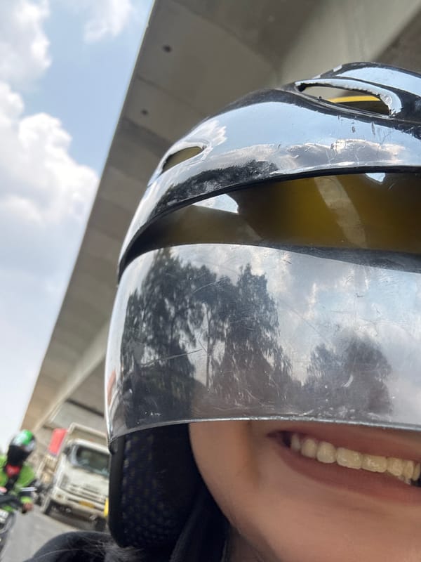 Morning commuter activity observed in North Jakarta streets
