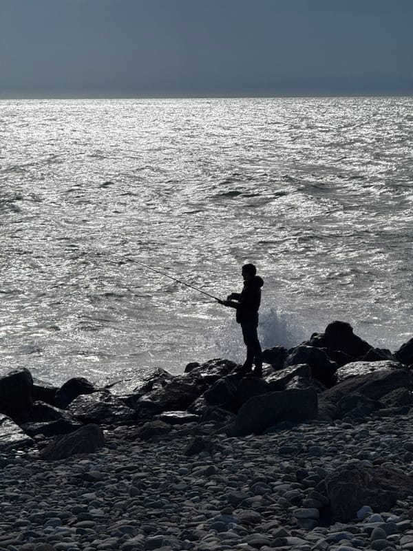 Fishing activity observed along Sirius Russia coastline Saturday afternoon