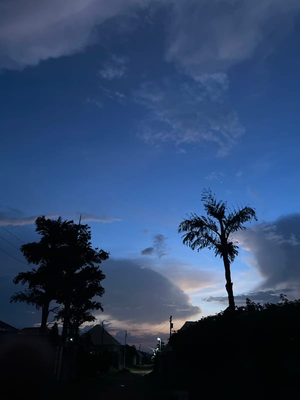 Evening twilight moments captured across Jos area communities