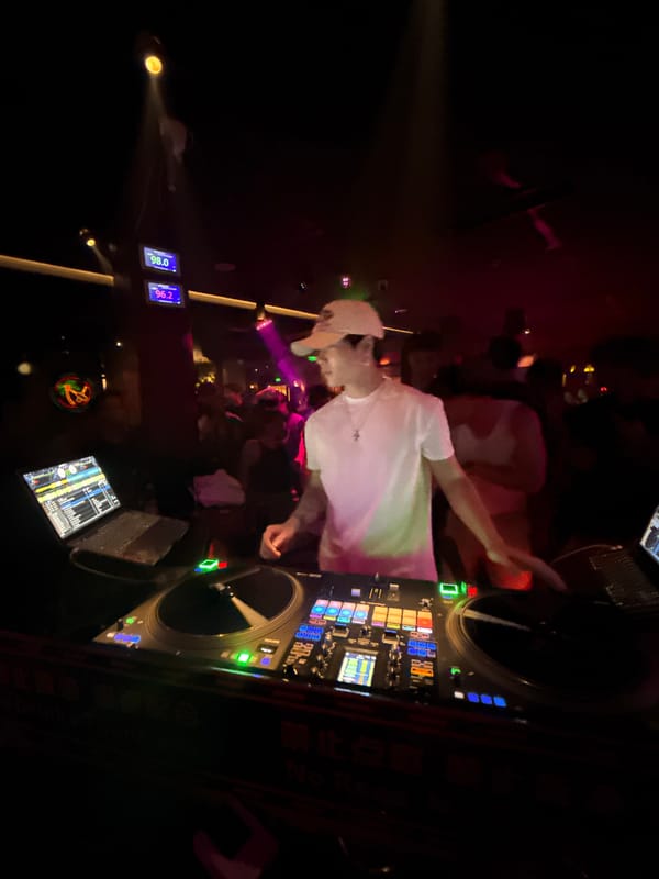 Liangjiang nightlife: clubs, neon streets, and a DJ set