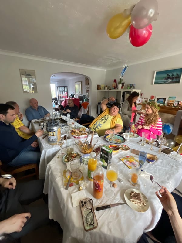 Residential celebration with cake documented in Maidstone