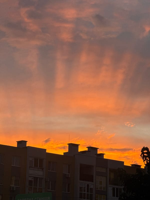 Sunset across Avanhard's residential streets, captured in minutes