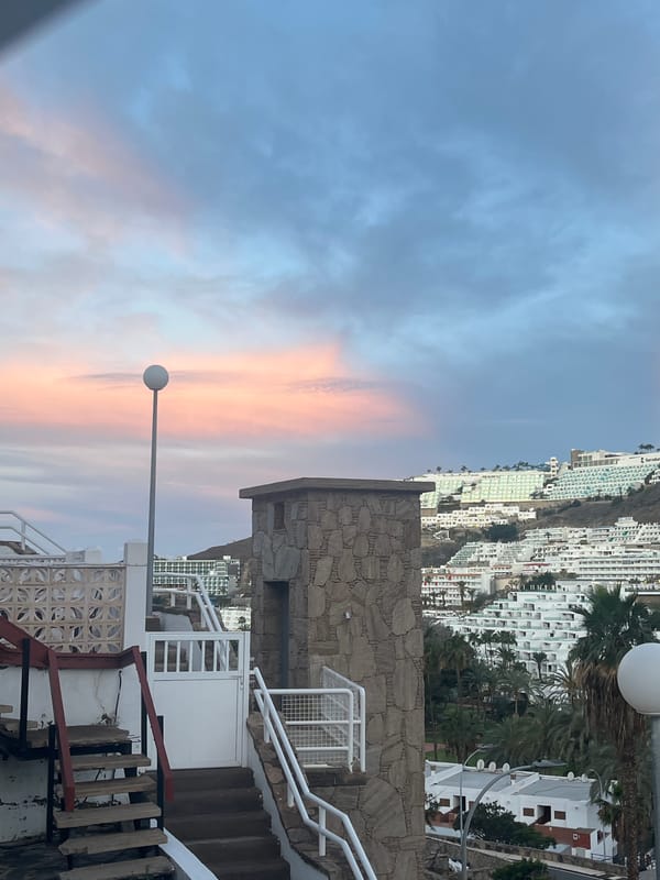 Dawn Views Captured of Hillside Resort Development in Mogán