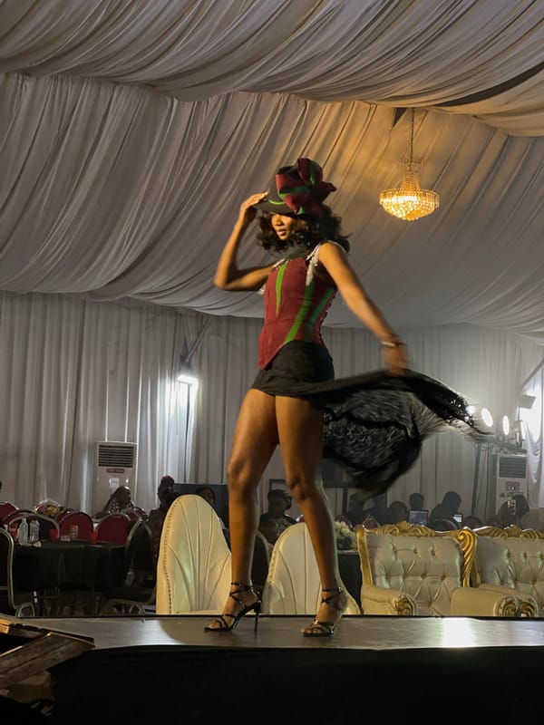 Traditional fashion and culture on stage in Barakin Lerawi, Nigeria