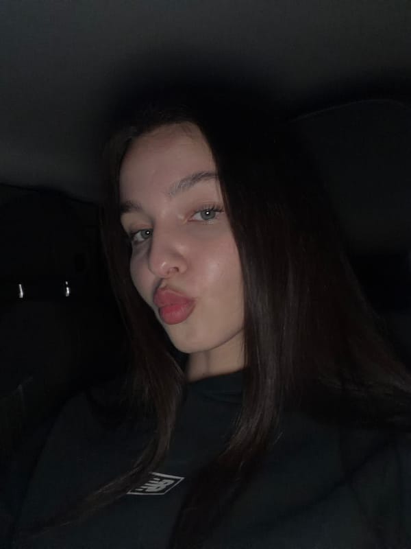 Woman photographed inside vehicle in Pernik, Bulgaria