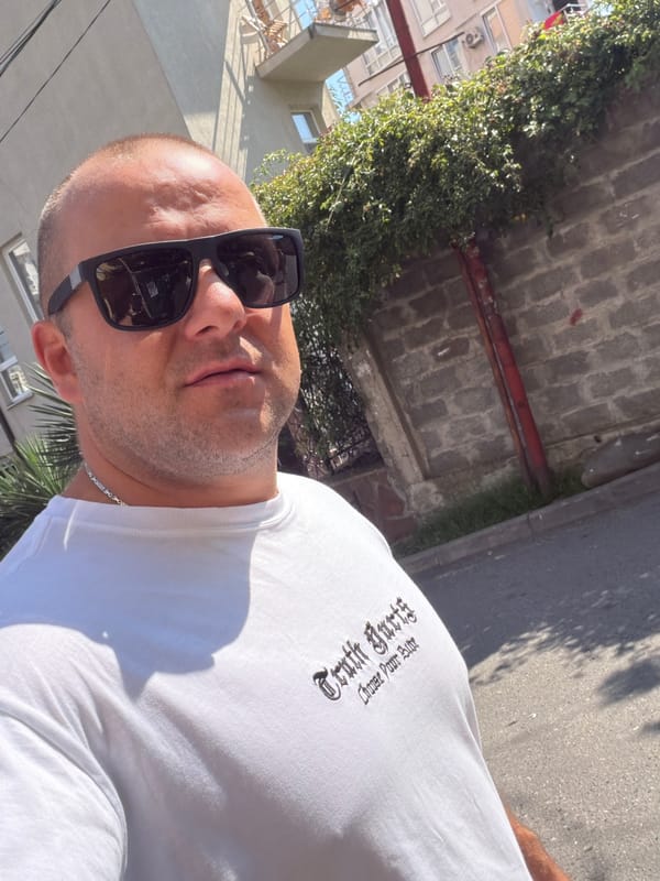 Summer afternoon on Sochi's streets and Black Sea beach