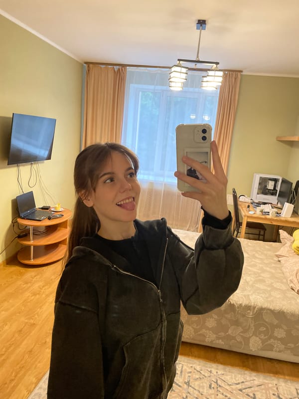 Early morning skincare routine and walk documented in Ufa