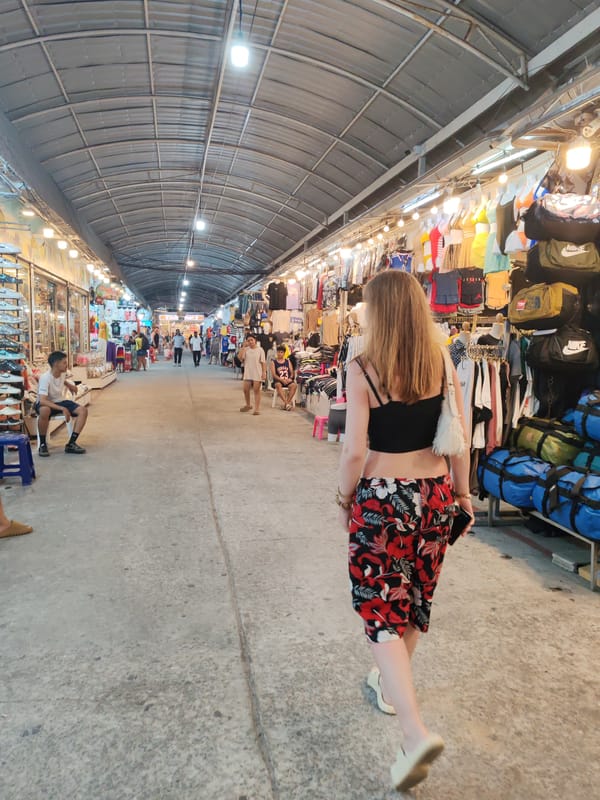 Tourist captures day and night scenes in Patong, Thailand