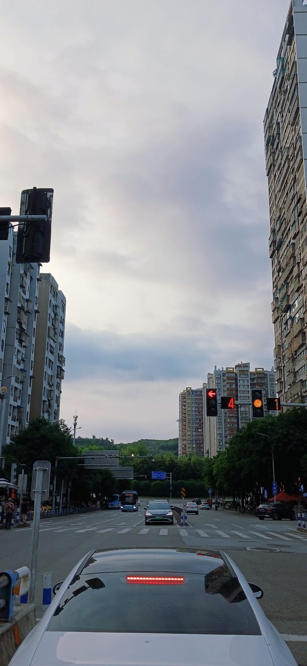Routine street life documented in Shapingba District, China