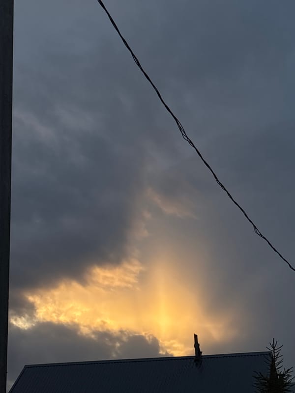Dramatic sky and cooked fish documented in Фоки, Russia