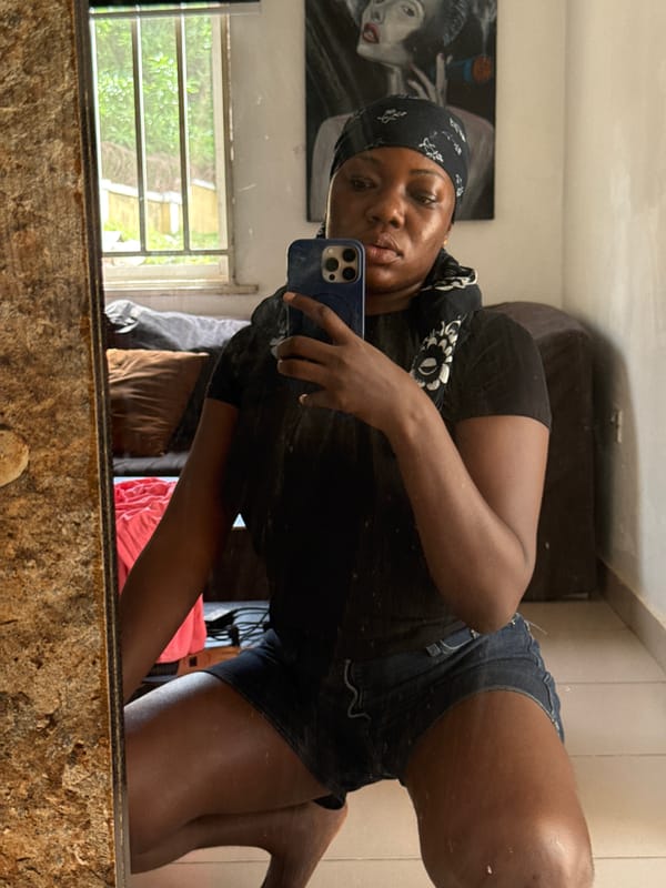 Woman documents quiet morning moments in Abuja apartment