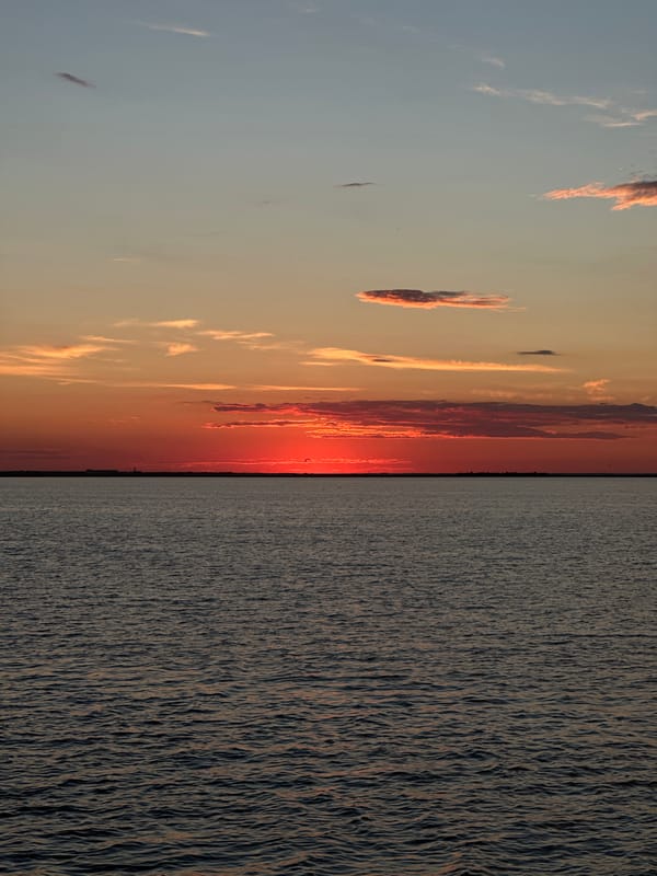 Lakeside sunset in Kokshetau, Kazakhstan