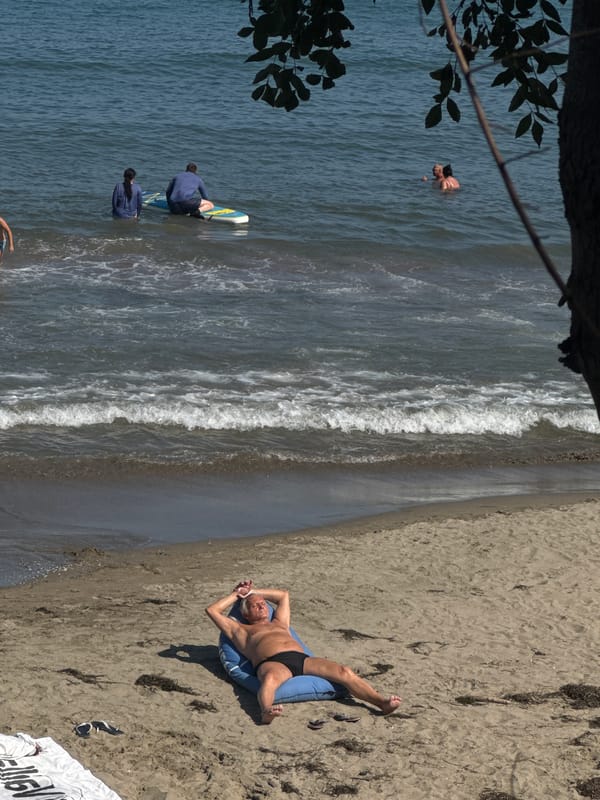 Lazy summer afternoon on the Black Sea coast, Tsarevo