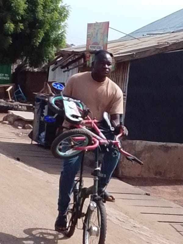 Man observed on street in Tamale, Ghana