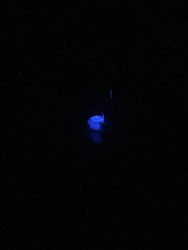 Candlelight and small symbols in Kraków at night
