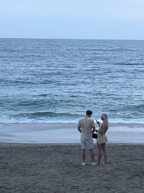 Routine beach activities captured along Alanya coastline during afternoon