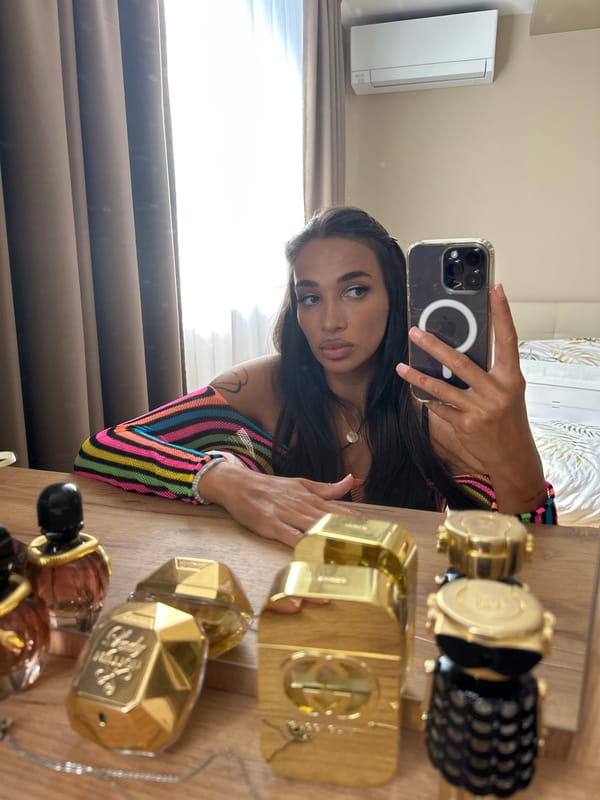 Bedroom selfie session in Pernik, Bulgaria