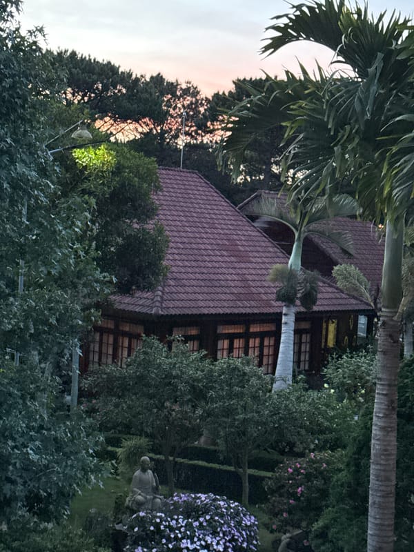 Witness documents Da Lat twilight scenes across gardens and villas