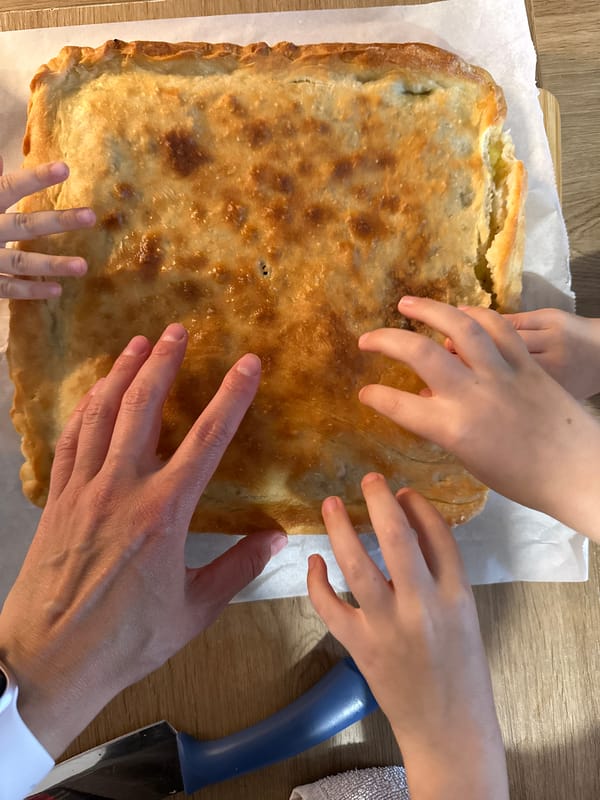 Family cooking and baking activities documented in Fethiye kitchens