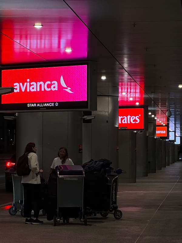 Late night airport activity documented in Miami area