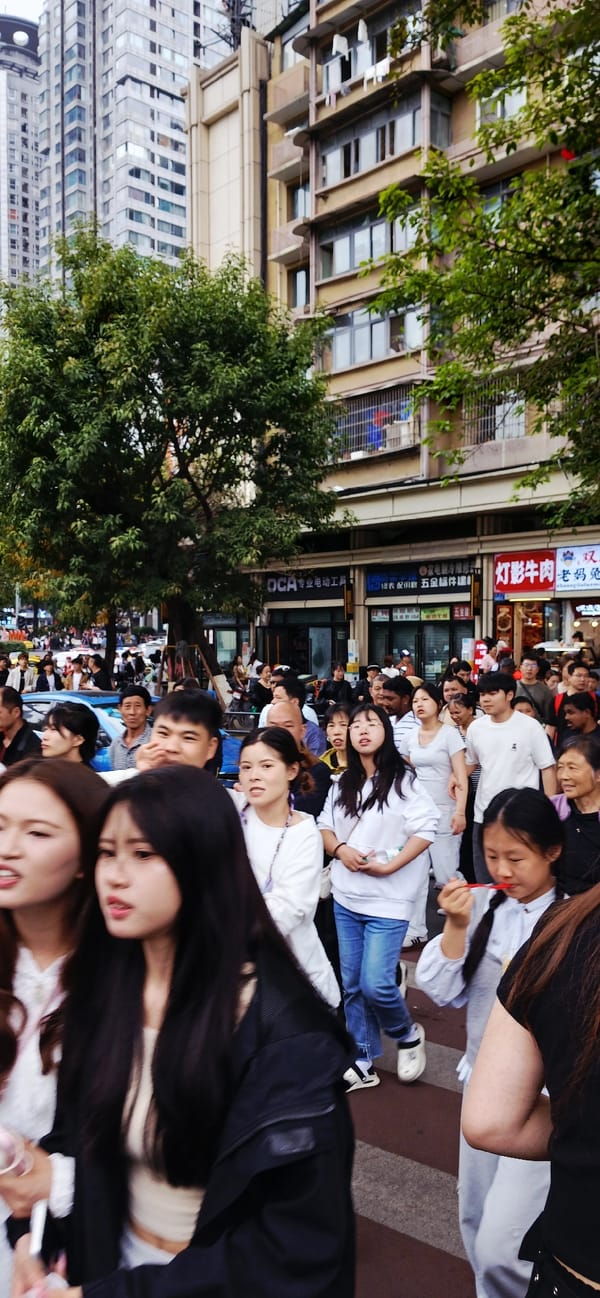 Morning street life documented across Yuzhong District, China